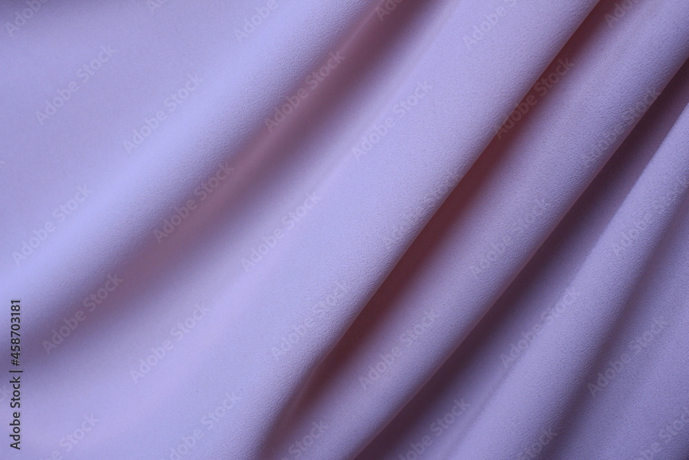 Fototapeta premium Draped pink silky fabric background