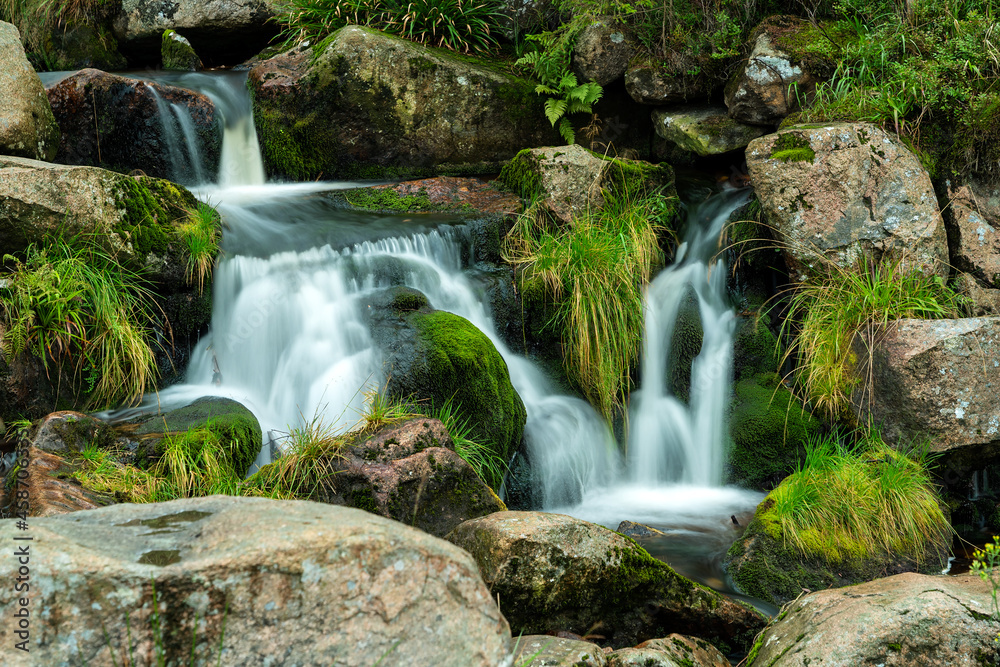 Oberer Bodewasserfall bei Braunlage im Harz Oberer Bodewasserfall bei Braunlage im Harz