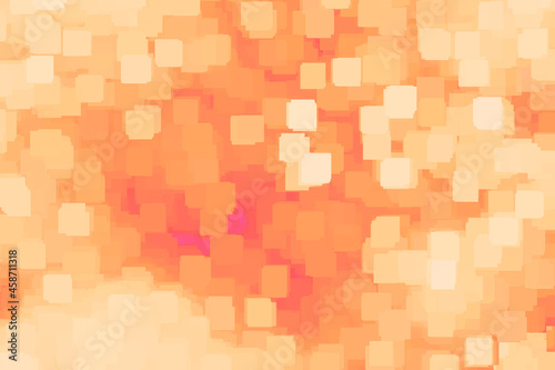 Fototapeta Naklejka Na Ścianę i Meble -  Abstract image with orange fragments for autumn abstract orange background of autumn card or to create orange cheerful mood effect of orange card