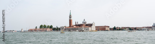 The church of San Giorgio Maggiore on the homonymous island in front of Piazza San Marco in Venice 