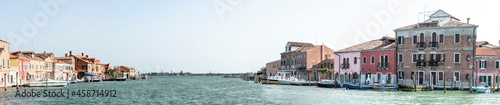 Overview of the Cannareggio canal in Murano, Venice 