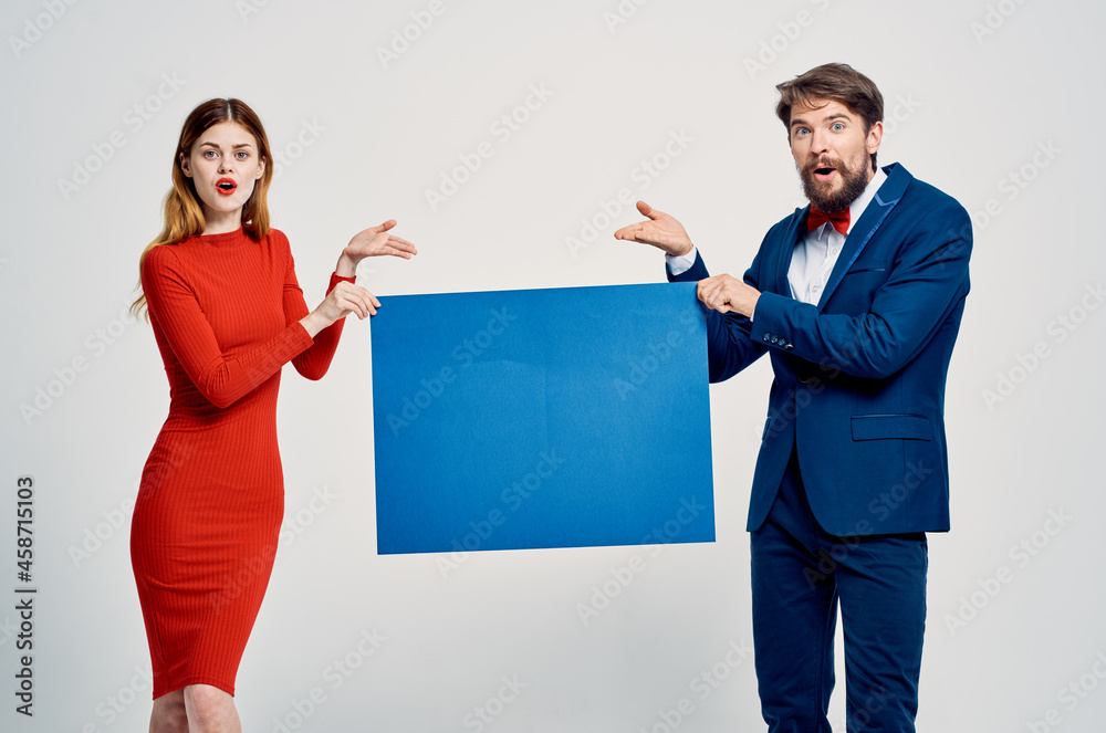 cute man and woman autumn mockup poster advertising presentation studio i cute man and woman autumn mockup poster advertising presentation studio i