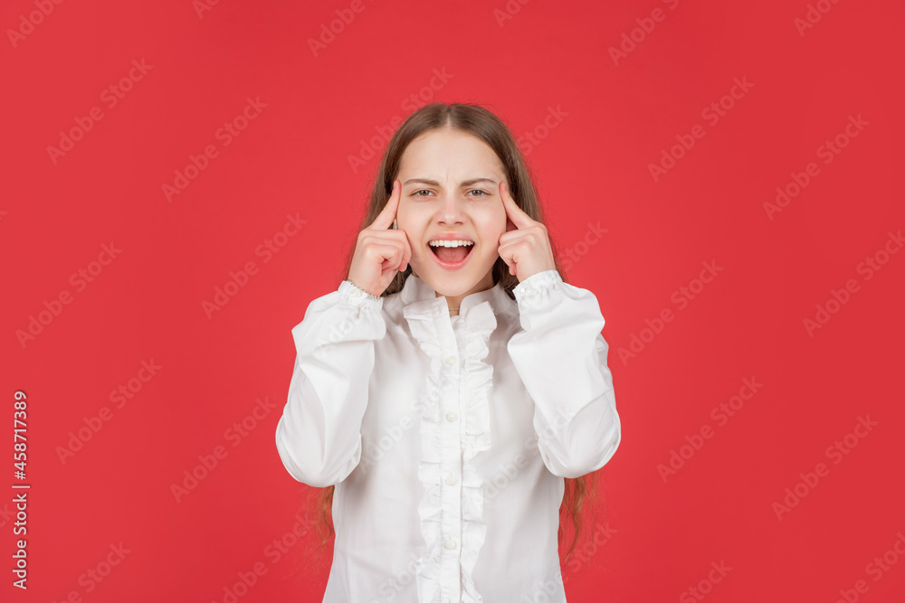 pondering teen girl in white shirt concentrating trying to make a decision, thinking pondering teen girl in white shirt concentrating trying to make a decision, thinking