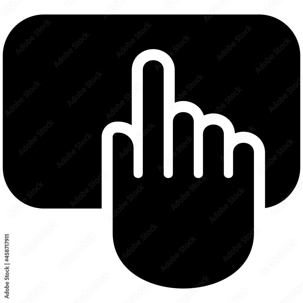 illustration vector icon of touchpad illustration vector icon of touchpad