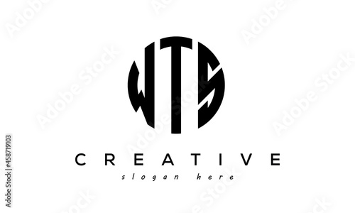 Letter WTS creative circle logo design vector photo