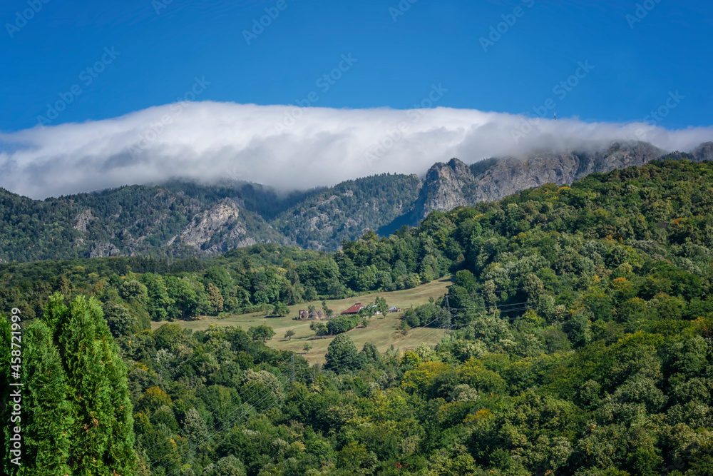 Obraz premium mountain landscape with clouds