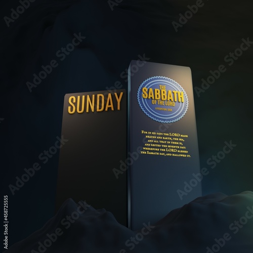 Foto Sunday and Sabbath monuments religious imagery