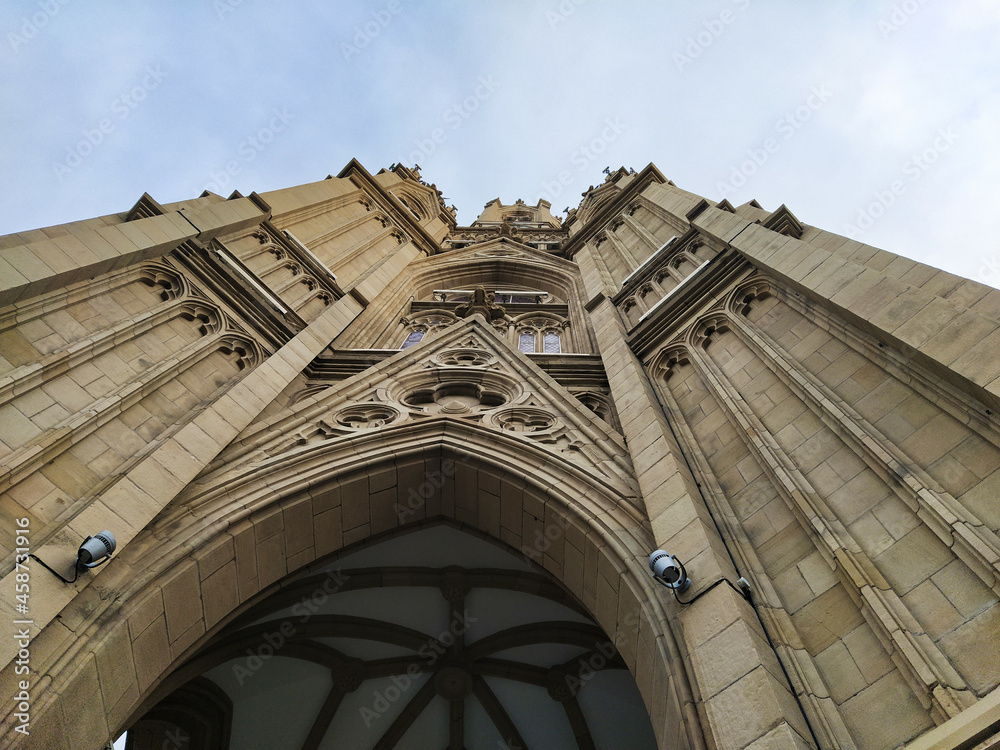 Fototapeta premium Panoramic view of a cathedral