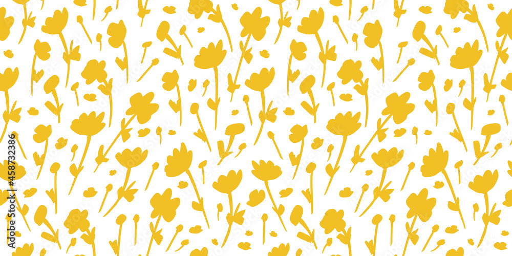 Flower Pattern - Seamless Vector Background Flower Pattern - Seamless Vector Background