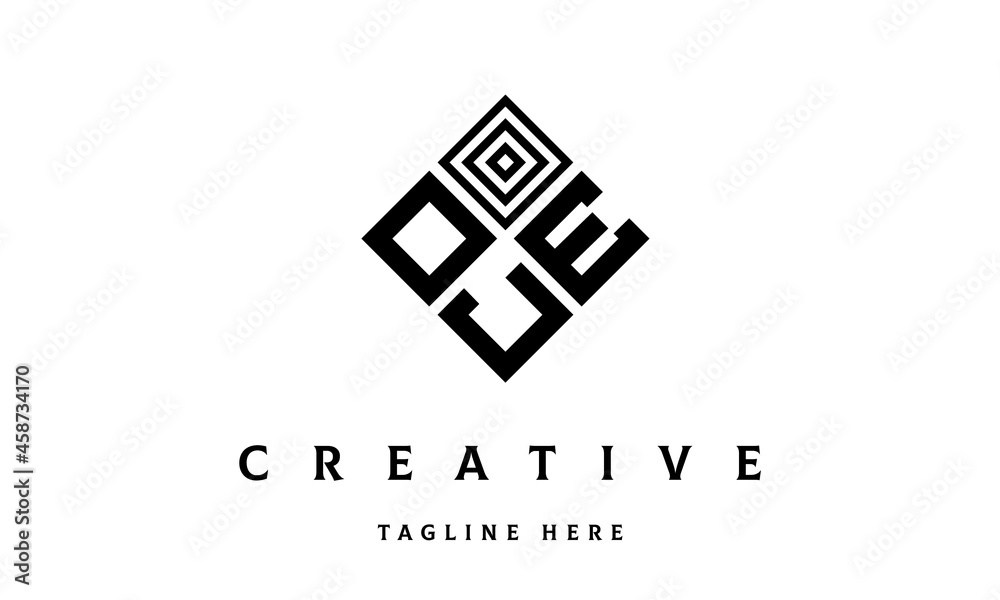 OEJ rectangle three latter logo vector OEJ rectangle three latter logo vector