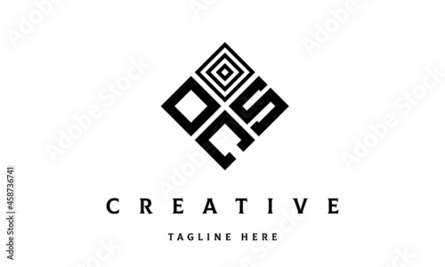 OSC rectangle three latter logo vector