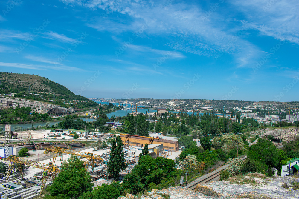 panoramic view of the city of Sevastopol. Crimea