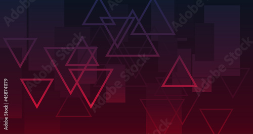 Abstract background with triangles