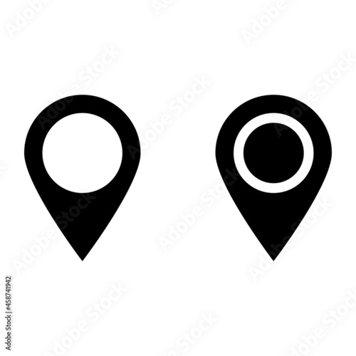 Free Download Map pointer icon. Location symbol - GFXLoad