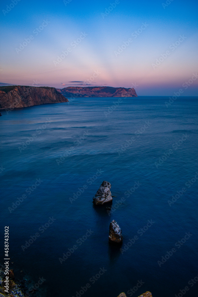 sunset at Cape Fiolent. Crimea sunset at Cape Fiolent. Crimea