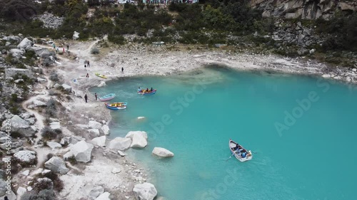 Video shoot with drone in Huaraz, Peru