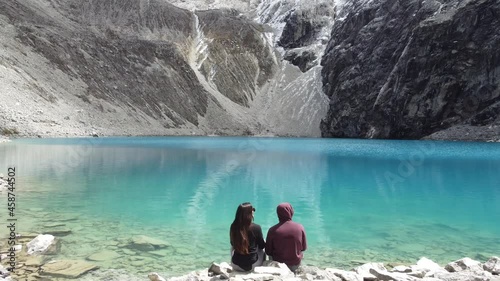 Video shoot with drone in Huaraz, Peru