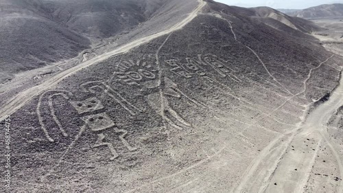 Video shoot with drone in Nazca, Peru