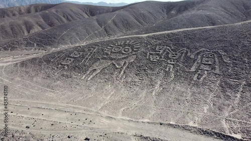 Video shoot with drone in Nazca, Peru photo