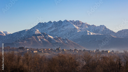 Monte Resegone visto dalla Brianza photo