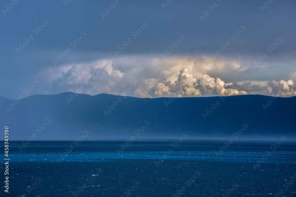 Clouds over the ocean