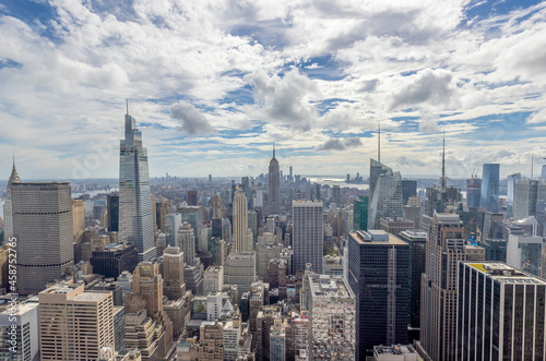 New York City Manhattan midtown buildings skyline in September 2021 © blvdone