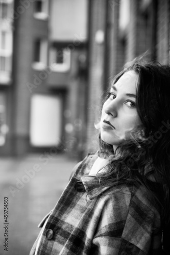 young woman smoking