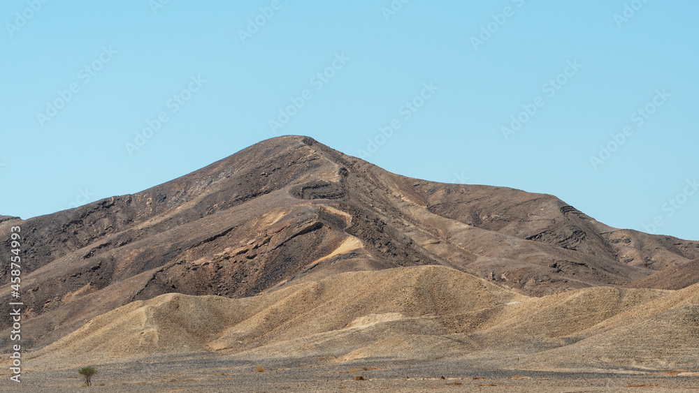 The beautiful landscape of the Negev Desert in southern Israel
The beautiful landscape of the Negev Desert in southern Israel