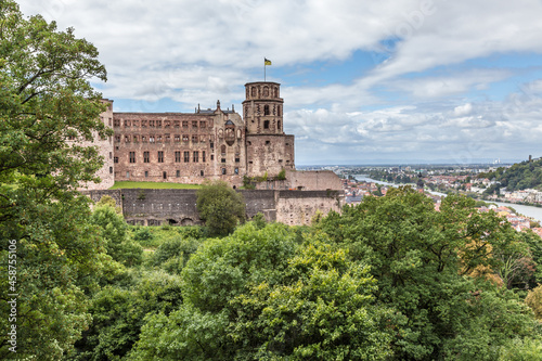 Heidelberg, Germany. Castle ruins: Apothekerturm (Pharmacy Tower), Ludwigsbau and Glockenturm (Bell Tower), 16th century © Valery Rokhin