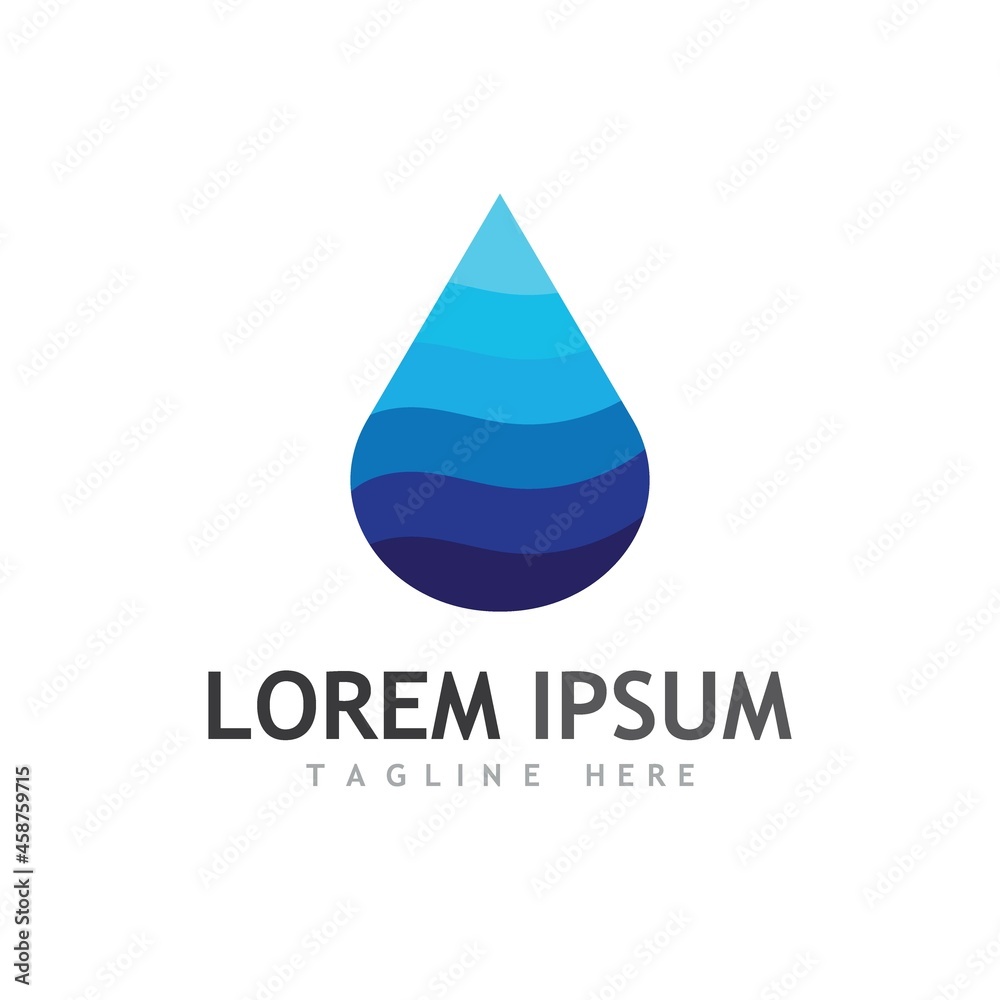 Water drop Logo Template vector Water drop Logo Template vector