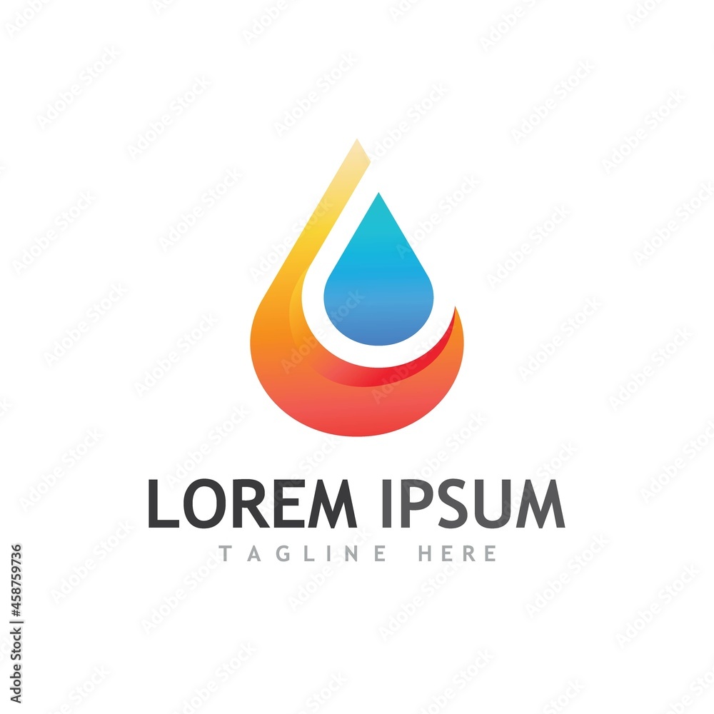 Water drop Logo Template vector Water drop Logo Template vector