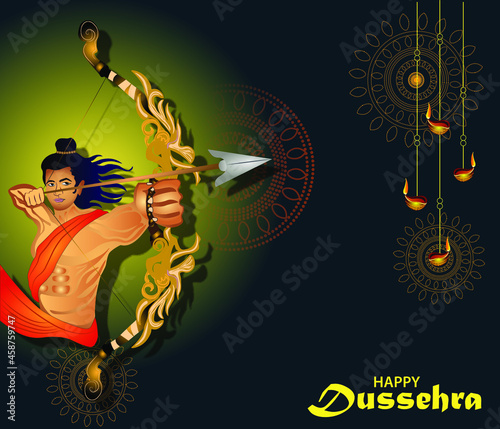 Fotografia Vijayadashami also known as Dasara, Dusshera or Dussehra is a major Hindu festiv