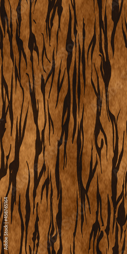 虎柄のシームレスパターン素材