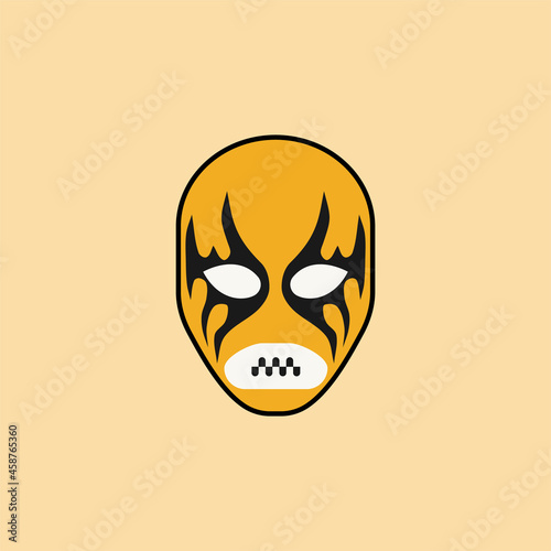 Lucha libre mask illustration. photo