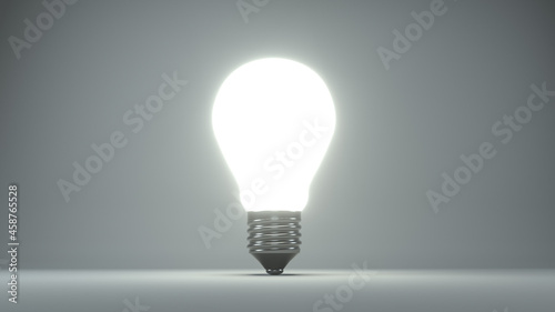Fototapeta Naklejka Na Ścianę i Meble -  Light bulb illuminated