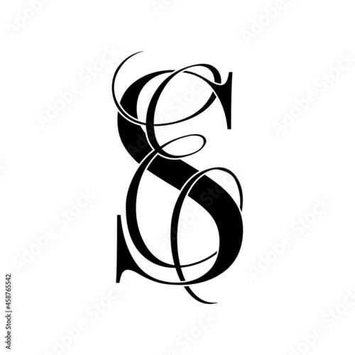 se, es, monogram logo. Calligraphic signature icon. Wedding Logo Monogram. modern monogram symbol. Couples logo for wedding