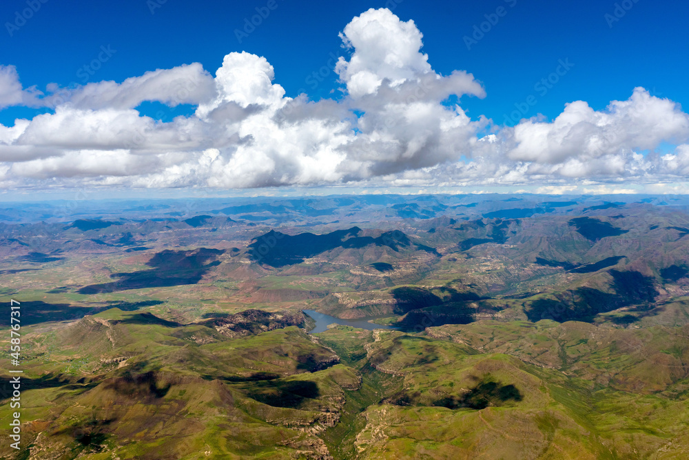 Obraz premium Lesotho, südwestliches Hochland