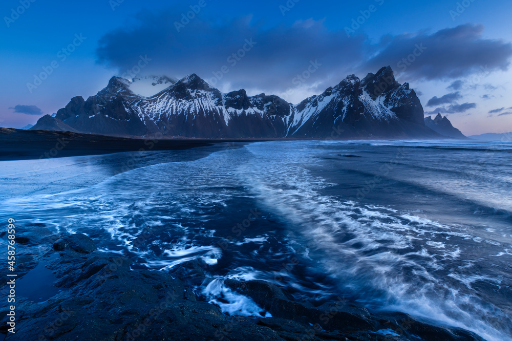 Stokksnes cape and Vestrahorn Mountain