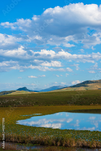 Amazing view of Urasar lake in Armenia