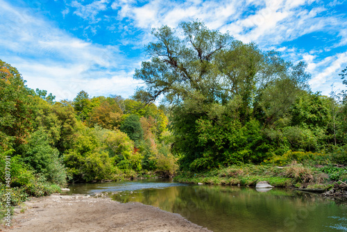 Canvas Print Nature in Don River in Toronto