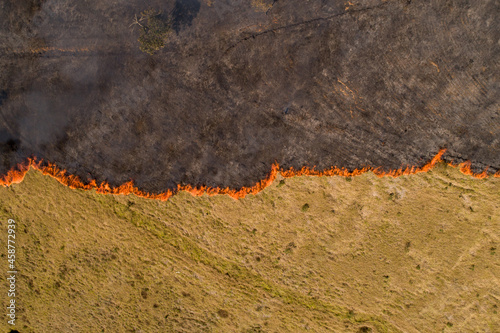 forest fires in the Serrana Region, in Teresópolis. Brazil. photo