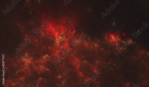 Fototapeta Naklejka Na Ścianę i Meble -  Eruption Inferno Nebula - 13k - 