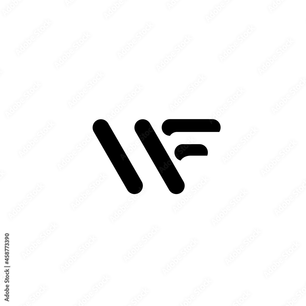 creative WF FW initial logo design vector template creative WF FW initial logo design vector template