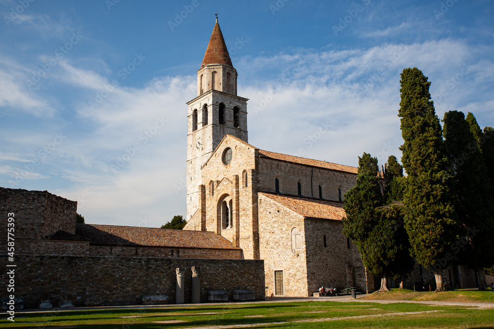 Panoramic view of the Basilica of Santa Maria Assunta in Aquileia