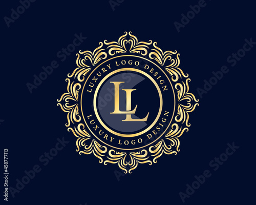 Vintage ornamental vector with floral ornament Suitable for whiskey, liquor, beer, brewery, wine, barber shop, coffee shop, tattoo studio, salon, boutique, hotel, shop signage engraving illustration