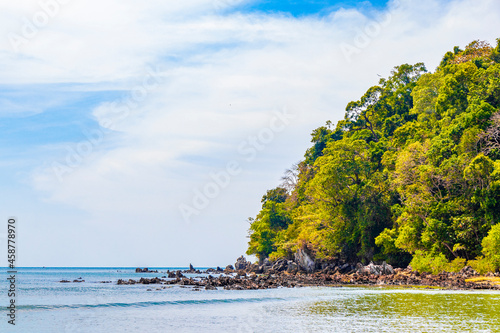 Fototapeta Naklejka Na Ścianę i Meble -  Tropical Paradise island Koh Phayam Aow Yai Beach landscape Thailand.