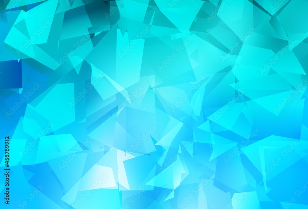 Light BLUE vector abstract mosaic background. Light BLUE vector abstract mosaic background.