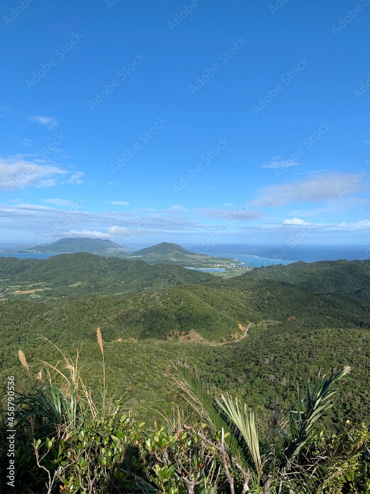 石垣島 エメラルドの海を見る展望台 バンナ公園 八重山諸島 沖縄県