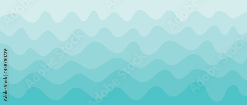 Photography Wavy background in blue color, sea and ocean texture
