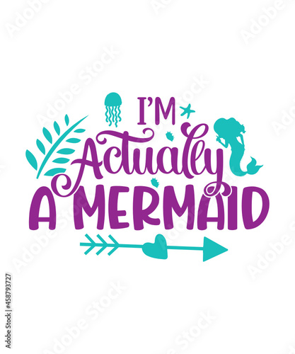 Mermaid Svg Bundle,Mermaid Svg,Give Me Vitamin Sea Svg,Birthday Girl Svg cut file